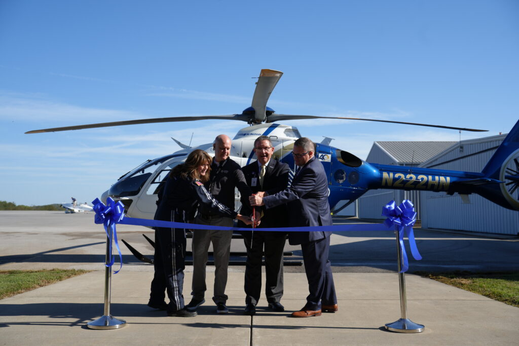 HealthNet Aeromedical Services Unveils New H135 Helicopter to Enhance Critical Care Transport throughout the Mid-Ohio Valley Region