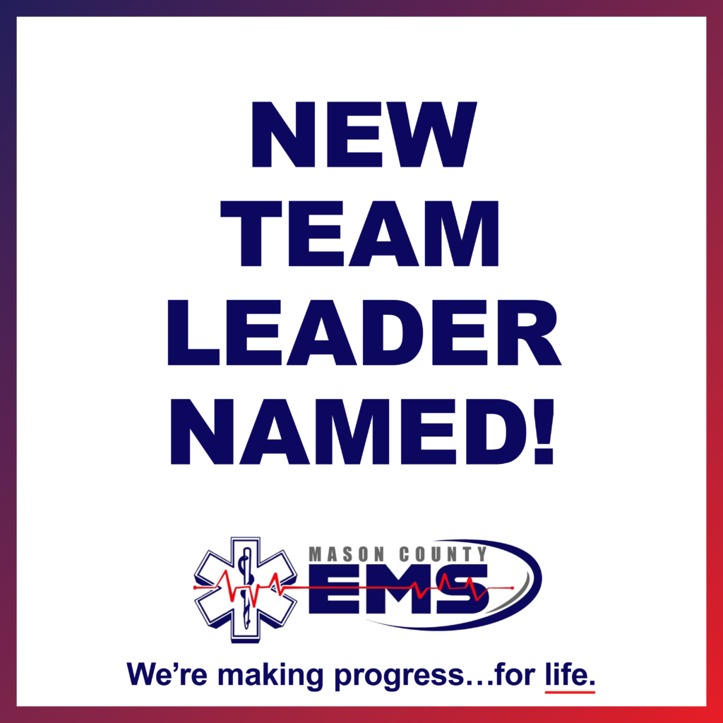 HealthNet Aeromedical Services Names Richard “Rick” Callebs Team Leader for Mason County EMS